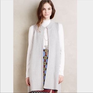 Anthropologie Grey Sweater Vest